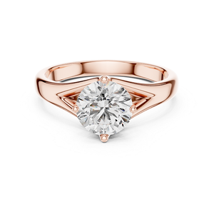 Bague en diamant de laboratoire glamour, or, bijoux fins élégants, style de fiançailles haut de gamme, coupe brillante, IGI - Product Image 6