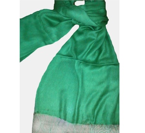 Acrylic Satin Viscose Printed Adult Pashmina Long Plain Square Silk Scarf Shawl for Winter for Muslim Department - Product Image 1