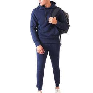 High Quality Hooded Eco-Friendly Men's Training Fitness Sports Track Suit Breathable Fleece Winter <b>Cheap</b> Price - Product Image 1