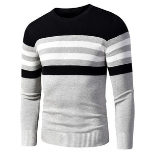 Pulls pour hommes, vêtements en tricot confortables pour l'hiver, pull en acrylique tendance pour hommes, fournisseur de tricots d'hiver décontractés pour hommes - Product Image 5