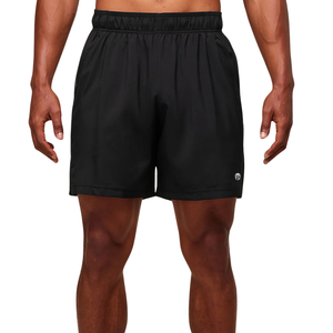 Shorts de sport pour homme, coupe slim, 7 pouces, légers, pour entraînement et fitness, noirs - Product Image 1