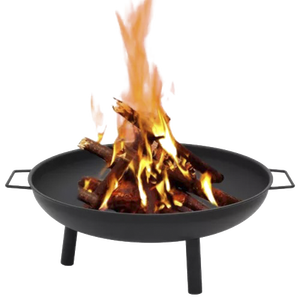 Brasero d'extérieur commercial en acier robuste pour jardin, patio, camping, pique-nique, survie – Vente directe usine NPFP009 - Product Image 1