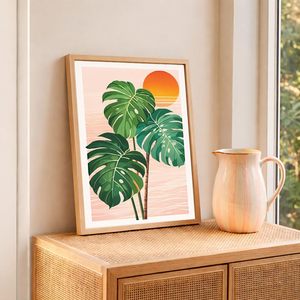 Cadre photo vertical moderne en bois, fait main, écologique, pour décoration murale ou de table, style rustique campagnard avec incrustations - Product Image 1