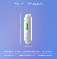 Appareil de beauté de soins de la peau Portable Mini testeur d'humidité de la peau analyseur de teneur en huile LCD testeur d'humidité de l'huile de peau numérique
