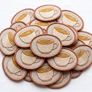 Round Treecreeper Bird Patch Embroidered Badges Factory Direct <b>Woodland</b> Bark Songbird Crest for Outdoor Apparel - Product Image 5