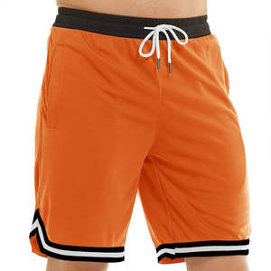 Shorts de basketball respirants pour hommes grandes tailles, en maille 100 % polyester, personnalisables, séchage rapide, confortables, avec taille élastique - Product Image 2