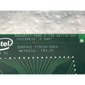 Intel G97732-001 PCB, Prospect Park 2 ttb, อุปกรณ์เซมิคอนดักเตอร์มรดกระดับโลกที่วางใจ FR4-HF ใน - Product Image 3