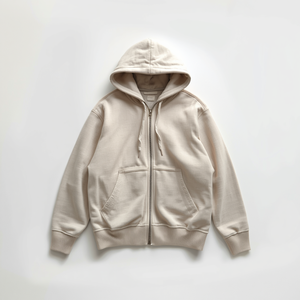 เสื้อฮู้ดซิปทรงบ็อกซี่ ผ้าฝ้ายฟลีซแบบโอเวอร์ไซส์ พร้อมบริการรับผลิตแบบ OEM ODM - Product Image 4