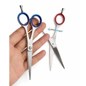 Tijeras Profesionales para Cortar Cabello para Diestros, Hechas de Acero Inoxidable de Alta Calidad, Cuchillas Afiladas de Precisión, Mango Mediano, Cómodas - Product Image 5