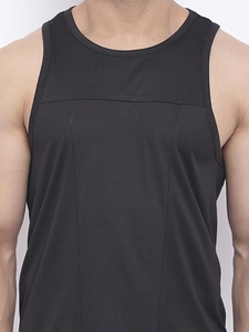 เสื้อกล้ามผู้ชายแบบใหม่ รับทำโลโก้ ราคาขายส่ง ผ้าฝ้าย 100% ย้อมสีพื้น แห้งเร็ว - Product Image 6