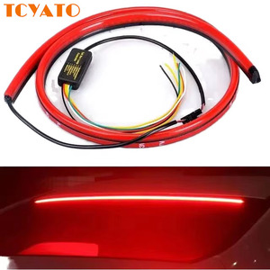 Ampoules LED TCYATO pour voitures, bande lumineuse LED rouge universelle pour troisième feu <span class=keywords><strong>stop</strong></span>, multifonction, clignotante, feu d'avertissement de freinage - Product Image 1