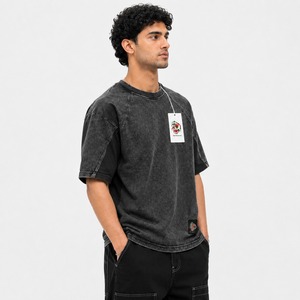 T-shirts pour hommes de haute qualité, personnalisés, en coton lourd 100 %, lavés à l'acide, écologiques, respirants et anti-plis - Product Image 2