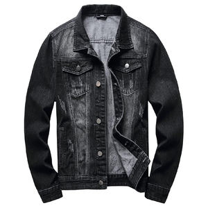 Chaqueta Vaquera Desgastada de Alta Calidad, Ligera, 100% Algodón para Hombre, Estilo Vintage con Botones, Mangas Largas para Verano - Product Image 5