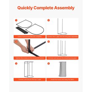 Camerino con Tende Spesse in Poliestere, Spazio Privato con Ganci Ombreggianti per Boutique e Centri Commerciali, Arredamento per Camerini - Product Image 6