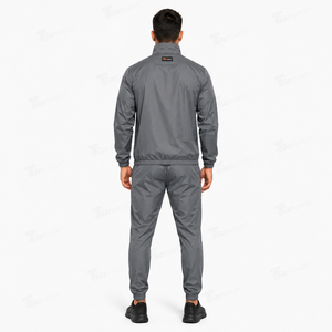 Mens Basketball Waterproof Windproof Breathable 100% <b>Nylon</b> Tracksuit Full Zip Jacket Athletic <b>Jogger</b> Pants Two Piece Winter Set - Product Image 4