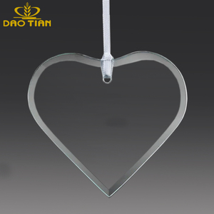 Adorno Navideño <span class=keywords><strong>de</strong></span> Cristal K9 <span class=keywords><strong>en</strong></span> <span class=keywords><strong>Forma</strong></span> <span class=keywords><strong>de</strong></span> Corazón 2026 - Colgante Personalizable para Sublimación, Impresión UV - Product Image 2