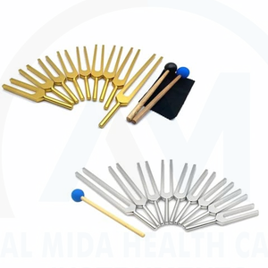 ชุดเครื่องมือส้อมเสียงสำหรับตรวจหู คอ จมูก ยี่ห้อ Al Mida Healthcare พร้อมคู่มือการใช้งาน อุปกรณ์ผ่าตัด ได้รับการรับรองมาตรฐาน CE ระดับ Class I สำหรับใช้ในคลินิก - Product Image 4