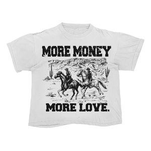 Camiseta de Hombre con Diseño de Arte de Terror en Blanco y Negro, Cuello Redondo, Estilo Urbano, Corte Regular, 100% Algodón Jersey - Product Image 2