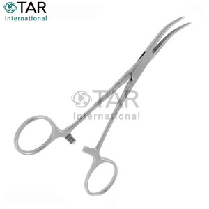 คีมหนีบหลอดเลือดแบบโค้ง พรีเมียม CRILE ขนาด 14.0 ซม. สำหรับผ่าตัด ทำจากสแตนเลส ใช้หนีบหลอดเลือด เครื่องมือแพทย์ - Product Image 3