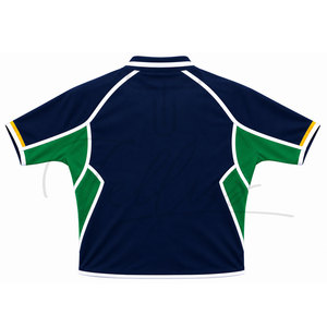Rugbyshirt voor heren, performance shirt, klassiek rugby sportshirt voor heren, rugby trainingshirt met korte mouwen, ademend rugbyshirt - Product Image 2