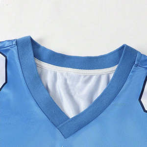 Custom Printed V-Neck Oversized Plus Size Retro Football & Soccer Jersey OEM Design Breathable Fabric - Product Image 3