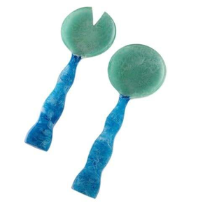 Ensemble de saladiers en résine, écologiques, compatibles lave-vaisselle, style américain, ustensiles à salade pour la cuisine et la salle à manger, couleur et logo personnalisables - Product Image 3