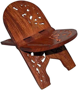 Top meilleure qualité et beau support de livre saint en bois Rahel pour lire Geeta Coran de l'Inde Falak World Export - Product Image 1