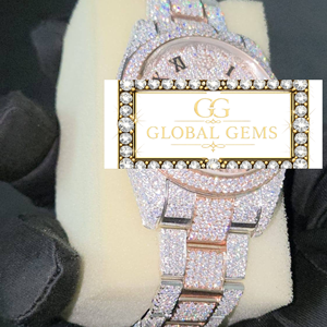 Affordable Luxury Moissanite <b>Watch</b> | VVS Iced Out <b>Skeleton</b> | Wholesale Diamond Tester Pass - Product Image 3