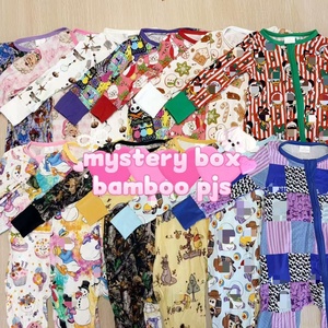 婴儿拉链连体睡衣批发 Whatnot RTS 婴儿竹纤维睡衣套装 婴儿随机服装 - Product Image 2