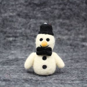 Felt Snowman Christmas Ornament Handmade Hanging <b>Decoration</b> <b>Winter</b> Tree Decor Home Display - Product Image 3