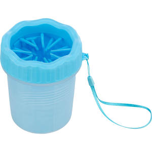 S-M Pulitore per Zampe Blu in Silicone/PP, Prodotto per la Pulizia e il Bagno degli Animali Domestici - Product Image 1