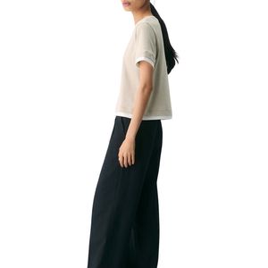 Women Cotton T Shirt Premium Soft Casual Loose Fit Short Sleeve Crew Neck Basic Tee OEM ODM Manufacturer Custom Wholesale - Product Image 3