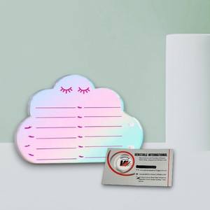 Plaque professionnelle en acrylique pour extensions de cils, marque privée, outils magnétiques pour cils, motifs fleur/diamant/cercle, multifonctionnelle - Product Image 2