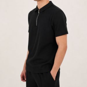 Custom Men's <b>Twin</b> <b>Set</b> Breathable Polo Shirt Shorts Streetwear Summer Sportswear OEM ODM Manufacturer Wholesale <b>Sets</b> - Product Image 2