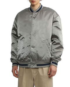 Nouvelle conception – Blouson bomber décontracté en toile pour homme, col montant, logo frontal, capuche, logo personnalisable, écologique, antibactérien - Product Image 3