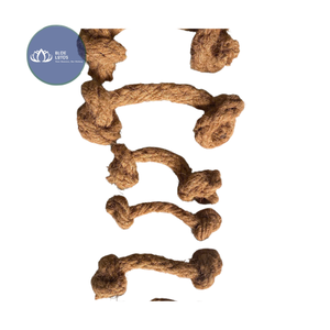 Jouet à mâcher en sisal naturel, nœuds de corde pour chiens, jouet durable pour la dentition des animaux de compagnie en intérieur, emballage en carton - Product Image 5