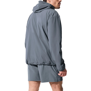 Ensemble de veste et short de sport personnalisés de haute qualité pour hommes, vêtements de sport légers pour hommes, OEM, étiquette privée, GymWear - Product Image 2