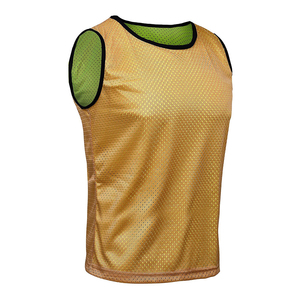 Factory Direct Customizable Soccer Football Pinnies Adult Training Bibs Scrimmage Vest Practice Jersey OEM Service 100% - Product Image 3