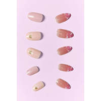 Veloro so PINK BEAUTY 2 paquets d'ongles artificiels à presser, extensions d'ongles faciles à poser