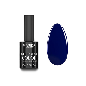 Vernis à ongles gel Majida couleur 8,5 ml bleu profond UV - Product Image 3