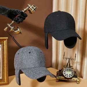 Gorro Ushanka Grueso y Cortavientos con Visera, para Hombres y Mujeres de Edad Media y Mayores, Protección para las Orejas contra el Frío - Product Image 1