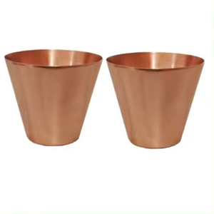 Verre à Moscow Mule miniature en cuivre massif martelé de qualité supérieure, verre à shot en cuivre pour bars et hôtels, verre à Moscow Mule - Product Image 4