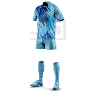 Kit de tournoi de rugby personnalisé, maillot et short sublimés, respirant, léger, vêtements de sport athlétiques, clubs, équipes professionnelles, 100% - Product Image 6