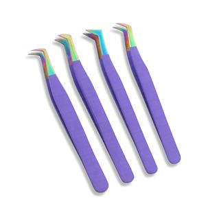 Pince à épiler d'extension de cils classique et volumineuse en acier inoxydable testée à la main, marque privée OEM de haute qualité - Product Image 2