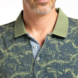 เสื้อโปโลปักโลโก้ผู้ชายแบบกำหนดเอง – ผ้าฝ้าย 100% ไซส์ใหญ่ แขนสั้น ปักลายเสื้อกอล์ฟ ผ้าถัก - Product Image 3