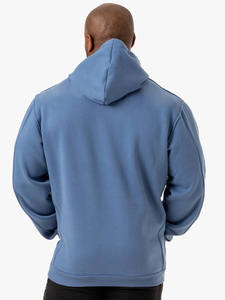 Sweat à capuche de haute qualité 100% coton polaire épais écologique hiver surdimensionné grande taille pour hommes avec logo personnalisé tissu 550g - Product Image 5