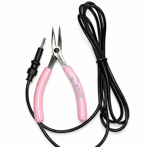 Pince à bec effilé OEM pour bijoux permanents, logo personnalisé, haute précision, antistatique, en acier inoxydable, outil professionnel - Product Image 2