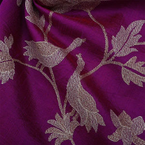 Tela de Chifón Bordada Malty Dobby, 100% Poliéster, Transpirable, Ecológica, de Peso Medio, para Bodas, Color Personalizado - Product Image 4