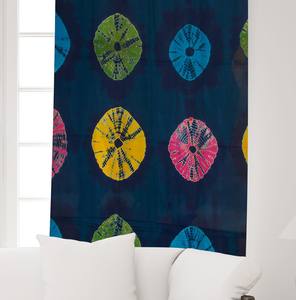 Rideau en coton imprimé tie-dye de qualité supérieure, doux, style bohème, pour salon, chambre, hôtel, fabricant en gros en Inde - Product Image 5