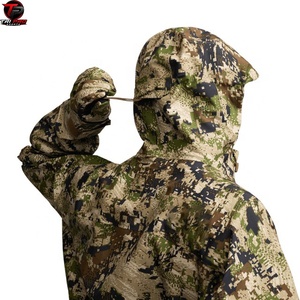 Veste de chasse d'hiver à capuche camouflage haut de gamme, imperméable, coupe-vent, chaude, softshell, camouflage personnalisé pour hommes - Product Image 5
